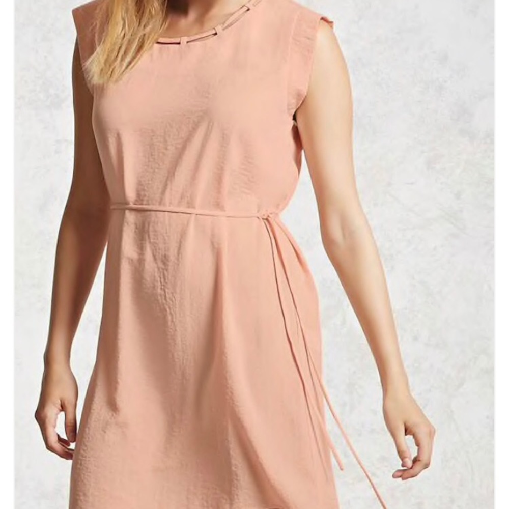 Caged Belted Dress